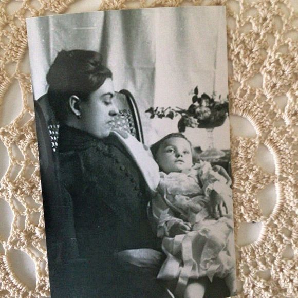 Post Mortem Death Photo Reprint Victorian Era Mother & Child - Picture 4 of 8